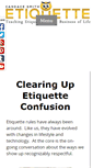Mobile Screenshot of candacesmithetiquette.com